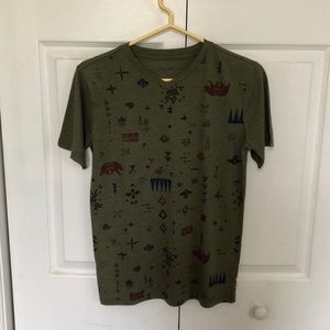 NWOT Lucky Brand Front Print Tee Size Large